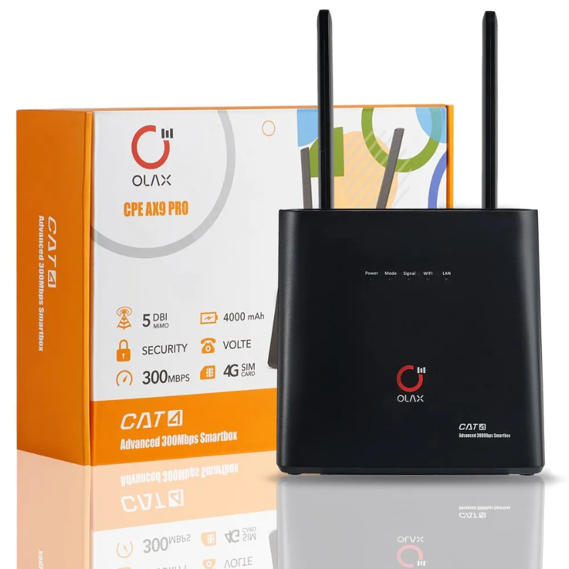 4G WIFI роутер маршрутизатор OLAX AX9 PRO з акумулятором 4000 мАг