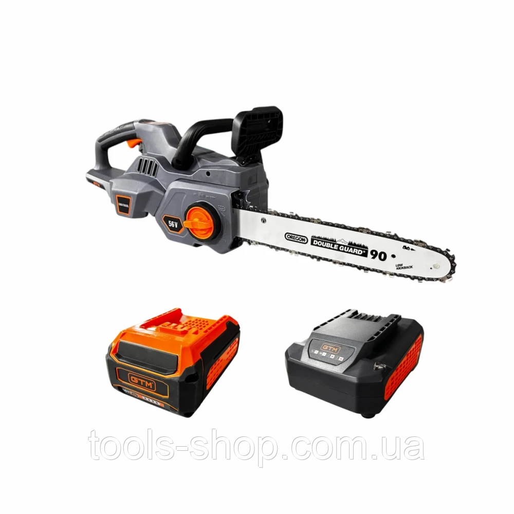 Професійна акумуляторна ланцюгова пила GTM CS56/1800BL KIT 56В + АКБ і ЗП (CS56/1800BL_KIT)