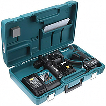 Професійний акумуляторний перфоратор Makita DHR202RX4 : з АКБ 2шт-18V 3 Аг + 1,5 Аг, 2 Дж, фото 5