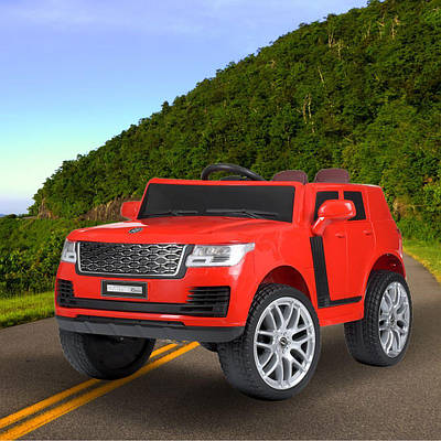 Електромобіль джип Range Rover акумуляторний Позашляховик для дітей на пульті фари MP3 Електрокар Bambi Racer