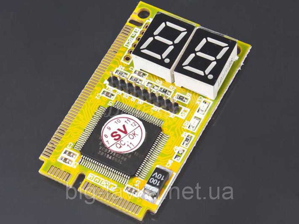 POST карта для ноутбуків Mini PCI, Mini PCI-E, LPC