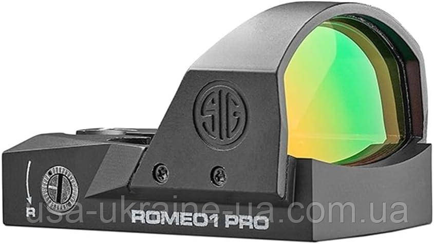 Коліматор Sig Sauer ROMEO 1 PRO 1x30mm 6 MOA колір чорний, фото 1