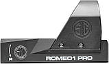 Коліматор Sig Sauer ROMEO 1 PRO 1x30mm 6 MOA колір чорний, фото 4