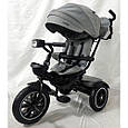 Дитячий триколісний велосипед El Camino MODENA ME 1193 Gray з поворотним сидінням, фото 2