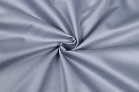 Сатин 240 см Сірий холодний 100% бавовна преміум