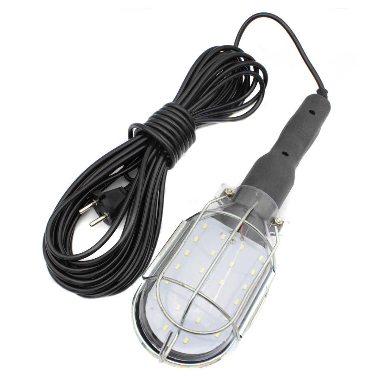 Ліхтар-перенесення RIAS W02-10 24 LED з гачком від мережі 220В 10 метрів Black (7_02274), фото 1