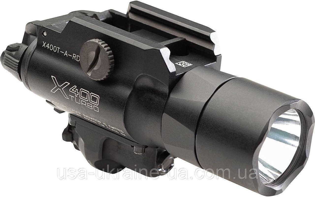 Тактичний ліхтар з червоним лазером SureFire X400T Red Laser, фото 1