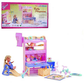 Мебель кукольная "Детская комната" 21019 G-Rich