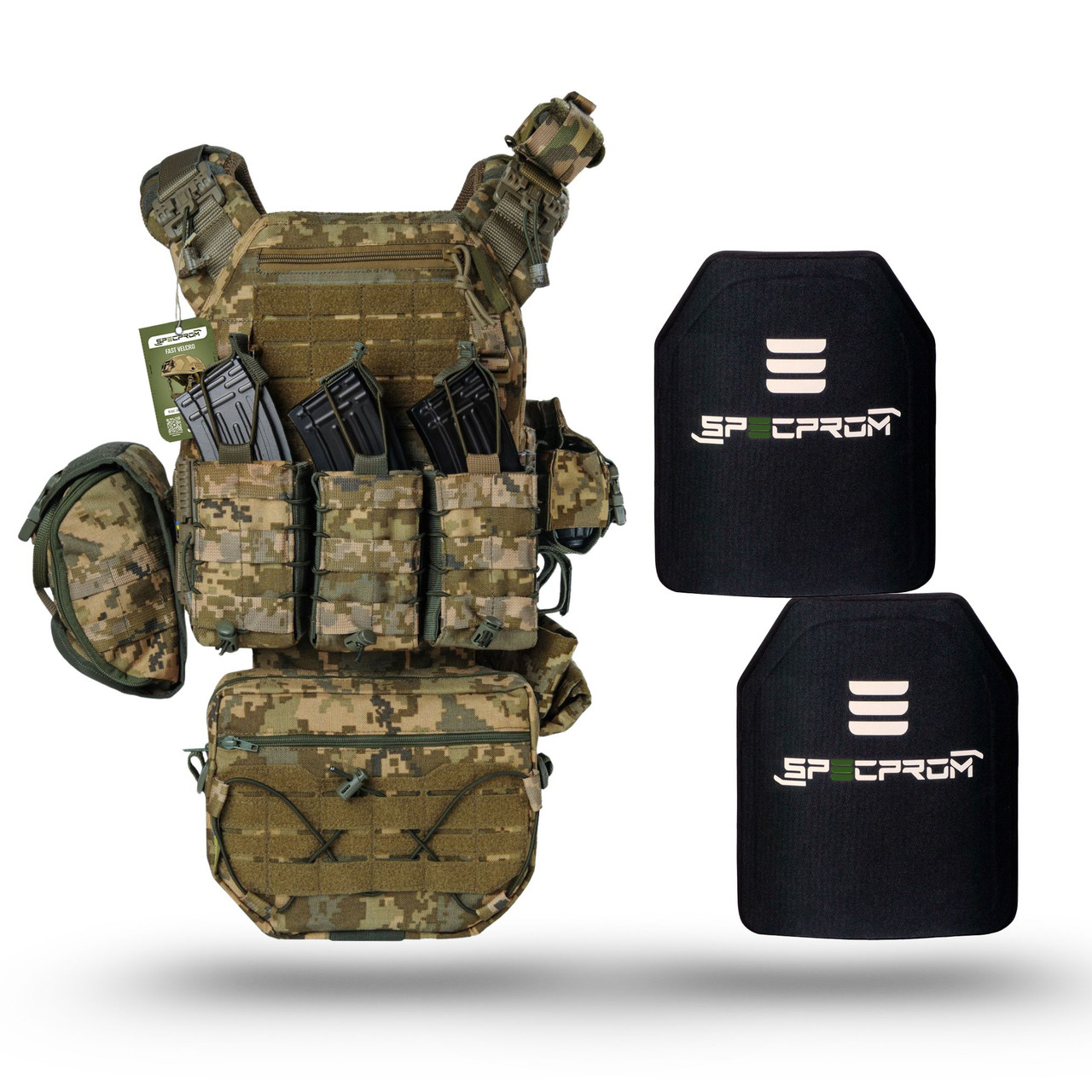 Бронежилет 6 класу Warmor gen. 3 Max. Піксель ММ14