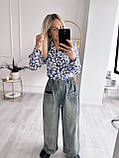 Жіноча сорочка софт на кнопках, фото 3