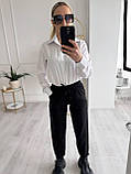 Жіноча класична сорочка софт на кнопках, фото 8