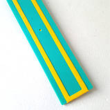 Канцелярська лінійка 30 см, пластикова з силіконовою вставкою, фото 3