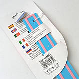 Канцелярська лінійка 30 см, пластикова з силіконовою вставкою, фото 5