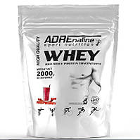 Сироватковий протеїн ADRENALINE WHEY Protein Concentrate 2000 грам  Смак :Йогурт-малина