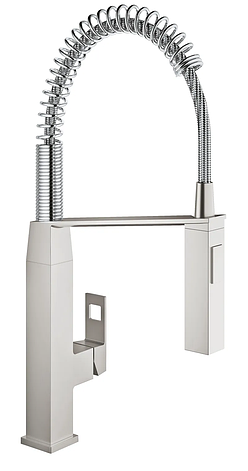Змішувач для кухні з гнучким виливом Grohe Eurocube (31395DC0), фото 1