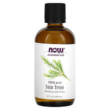 Масло чайного дерева, Tea Tree, Now Foods, Essential Oils, 118 мл.