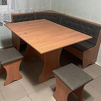 Кухонний куток, стіл та дві табуретки 154х114 см Сімейний - Яблуня