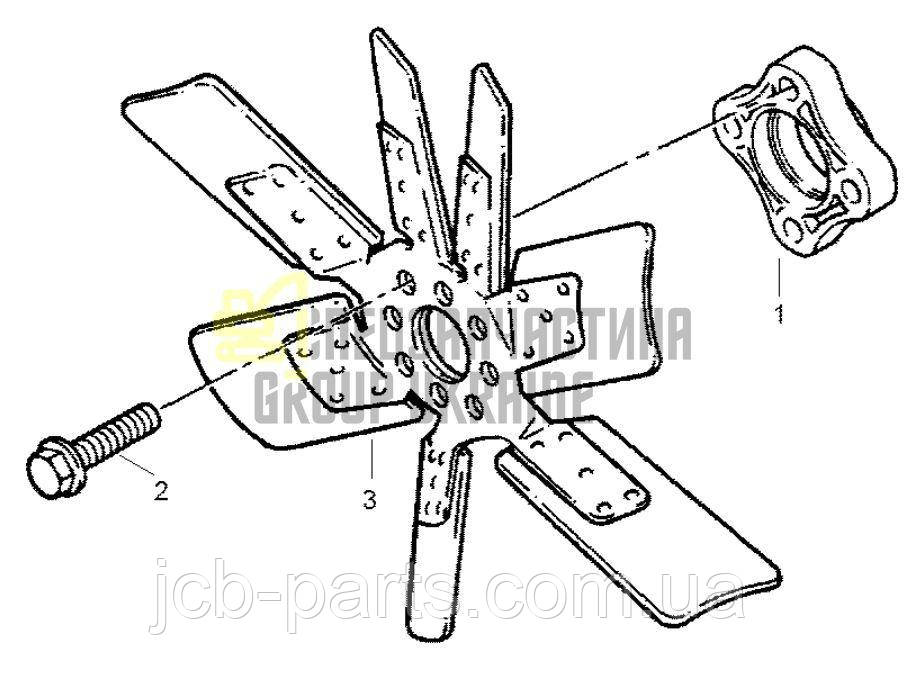 Cummins 4931778 Крильчатка для 4B3.9