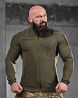 Тактическая куртка весняная Олива с велкро панелями, куртка для военных Весна