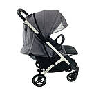 Змінний водовідштовхувальний текстиль для колясок серії Yoya plus колір Сірий KT5000214, фото 2