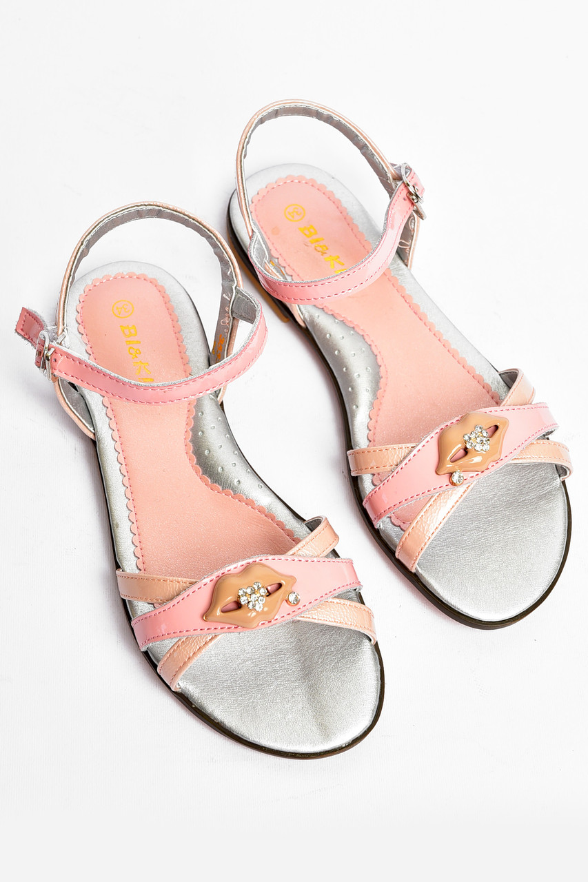 Босоніжки для дівчинки рожевого кольору 200712T Безкоштовна доставка, фото 1