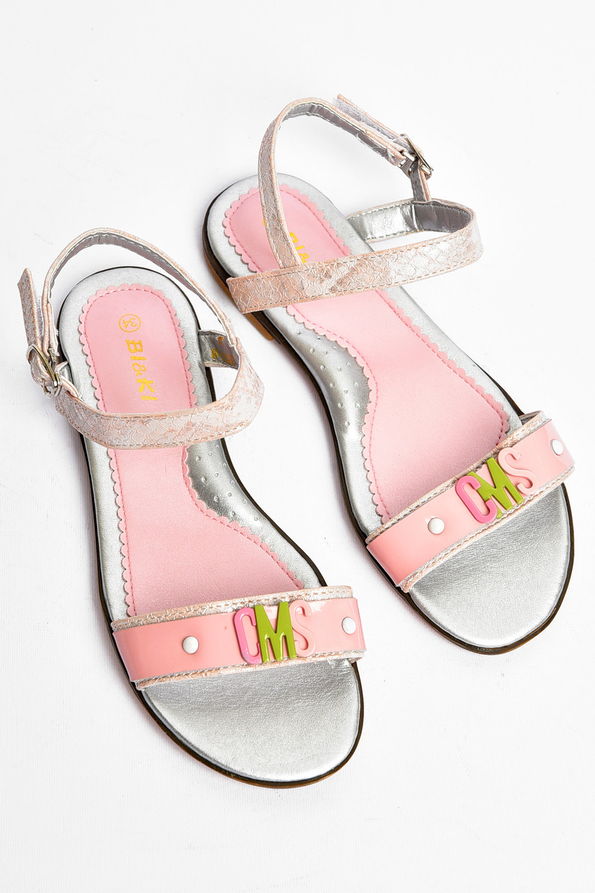 Босоніжки для дівчинки рожевого кольору 200713T Безкоштовна доставка, фото 1