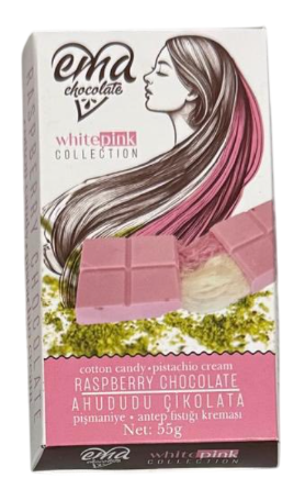 Шоколад Волосся Ангела EMA Raspberry Chocolate 55г, фото 1