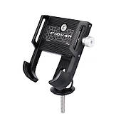 Велотримач EsLNF для телефона 55-105мм, кріплення у шток, ALU, чорний (90408)