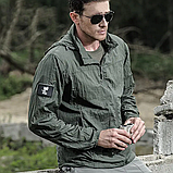 Куртка водонепроникна ARCHON тонка літня колір Олива, фото 4