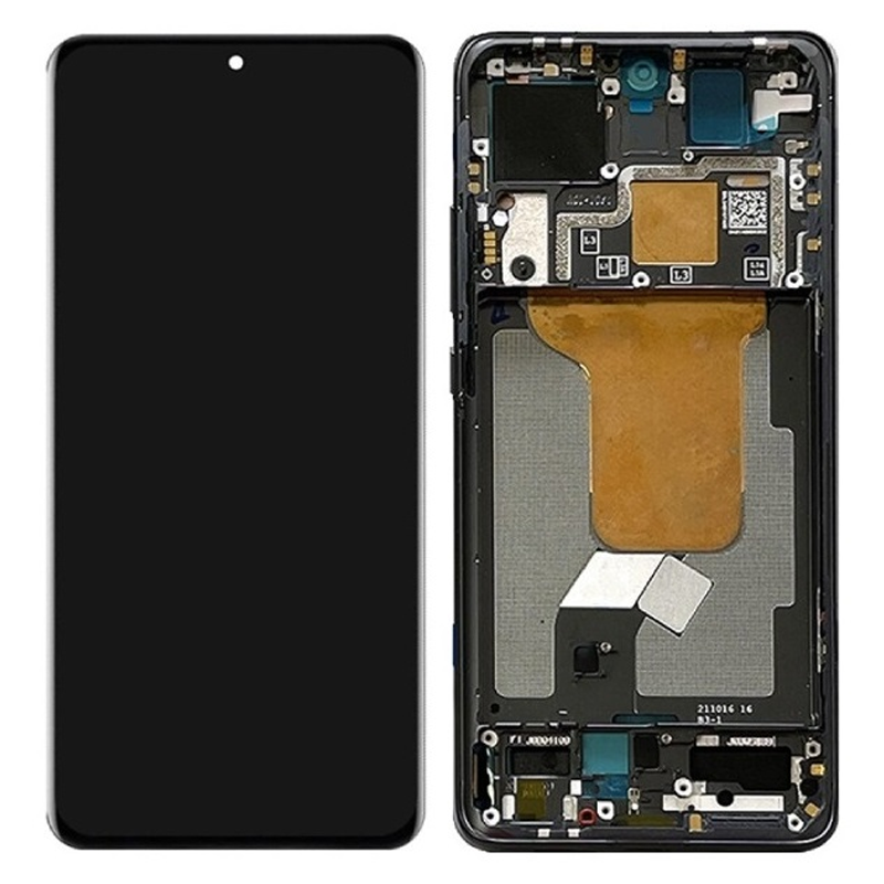 Дисплей Xiaomi 12/12S/12X (2022) у зборі із сенсором і рамкою black Original PRC