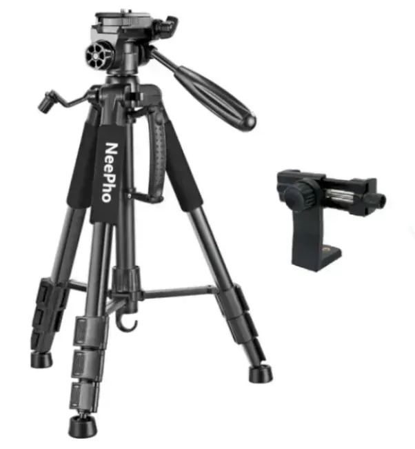Тринога для камери (підлогова) NeePho NP-8850, макс. висота 175 см, матеріал алюміній, з чохлом AllInOne -market-without-queues-, фото 1
