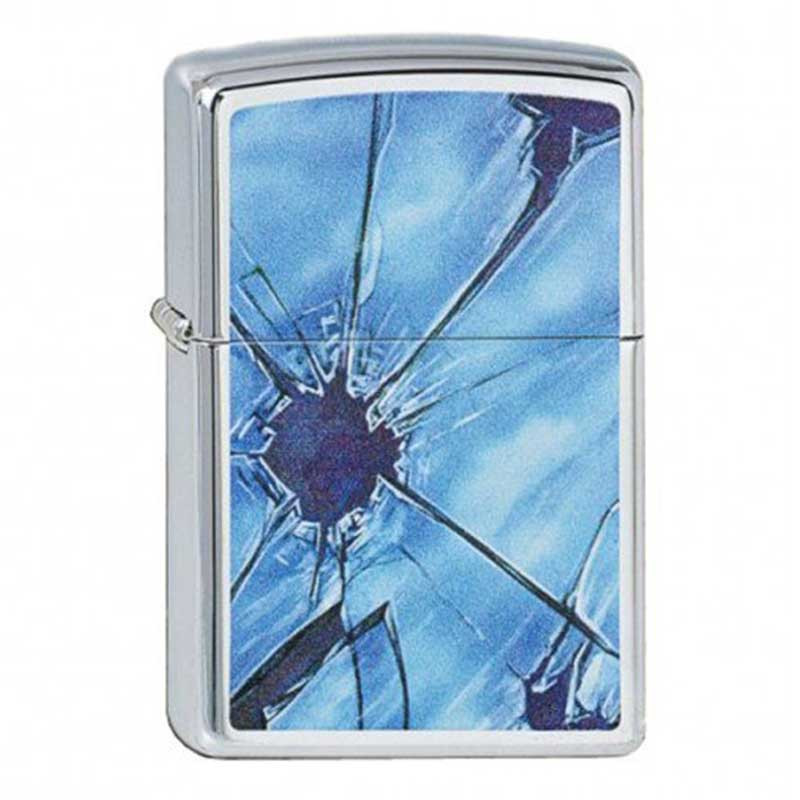 Запальничка Zippo Broken Glass, 250.325, бензинова, вітрозахищена, стильний аксесуар, фото 1