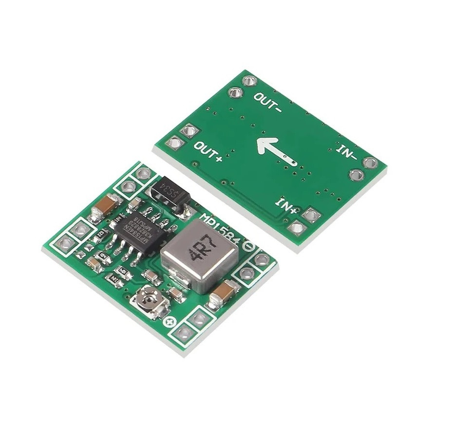 Понижуючий перетворювач напруги MP1584EN 4-28V to 0.8-20V 3A регульований, Step-Down конвертер