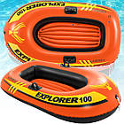 Надувний човен одномісний для дітей Intex 58329 Explorer 147х84х36 см Помаранчевий, фото 3