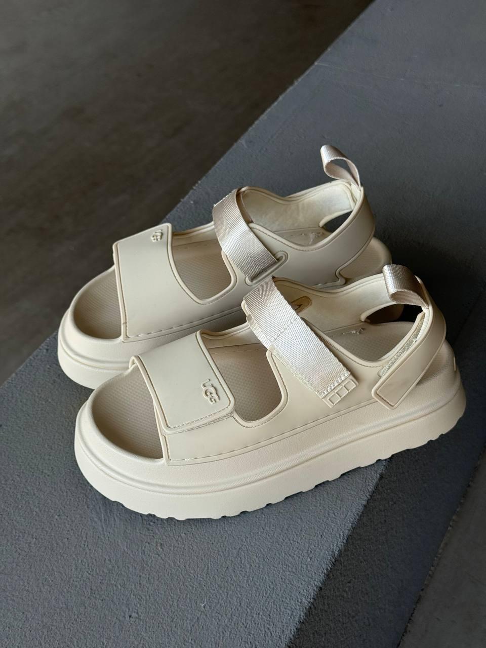 Жіночі сандалії Угг UGG GoldenGlow Sandal Beige 1152813K-SSAL, фото 1