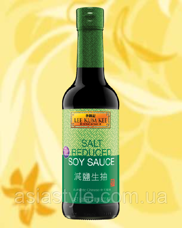 Соєвий соус не солений, Соєвий соус не солоний, Salt Reduced Light soy sauce, LKK (Lee Kum Kee), 59, 500 мл, Ю