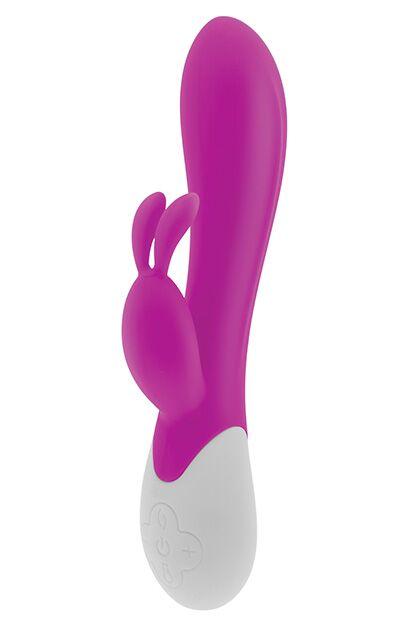 Вібратор-кролик S Pleasures Premium Corabi Rabbit, рожевий, вушка для клітора, 16 режимів, нагрівання, фото 1