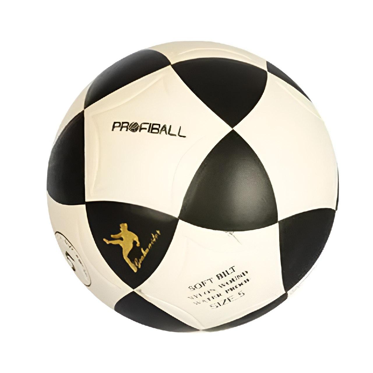 Футбольний м'яч Sport Brand MS1771 розмір №5, м'яч для активного відпочинку ПВХ Ігровий м'яч для футболу Біло/Чорний