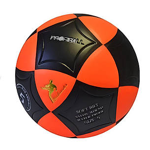 Футбольный мяч Sport Brand MS1771 размер №5, мяч для активного отдыха ПВХ Игровой мяч для футбола Red/Black, фото 1