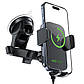 Автотримач для телефона з БЗП ACEFAST D53 wireless charging car holder with electric clamp for dashboard Black, фото 4