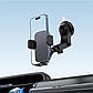 Автотримач для телефона з БЗП ACEFAST D53 wireless charging car holder with electric clamp for dashboard Black, фото 7