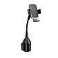 Автотримач для телефона HOCO H63 Utmost push-type car mount(cup holder) Black, фото 6