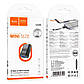 Перехідник HOCO UA36 iP male to USB female OTG transparent adapter Black, фото 3