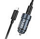 Автомобільний зарядний пристрій HOCO Z57 Glorious single-port PD30W car charger set (C to iP) Metal Gray, фото 5