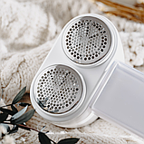 Машинка від ковтунців з подвійною головкою Adler AD 9622 акумуляторна 3 швидкості 140 мл, фото 8