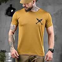 Тактическая Потоотводная футболка принтом койот размер M