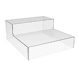 Товарна горка EKOSTAR на 2 сходинки з акрилу 445x500x200 2 мм, фото 2