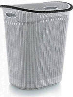 Кошик для білизни PlastArt Євров'язка 52 л LA-150 сірий