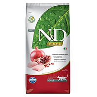Беззерновий сухий корм Farmina N&D для дорослих котів, курка з гранатом 10кг
