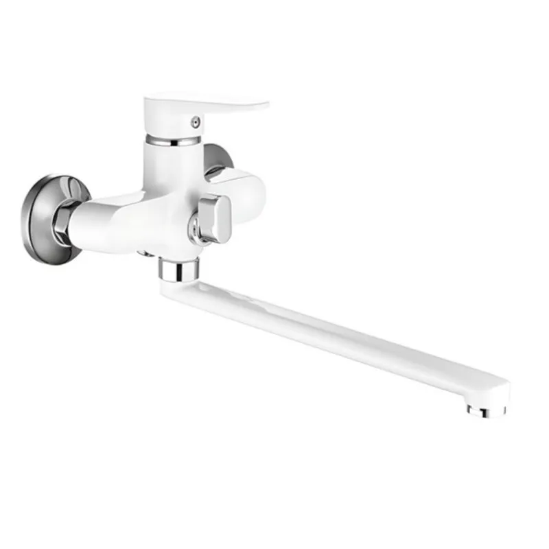 Змішувач для ванни Mixxus Elvis 006 (EURO) WHITE (MI6587), фото 1